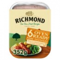 Asda Richmond 6 Thick Pork Sausages with a Caramelised Onion Glaze