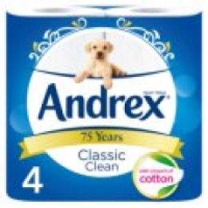 Classic Clean Toilet Roll 4 Rolls £2.00