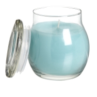Wilko  Wilko Tropical Passion Fruit and Blueberry Glass Candle Jar