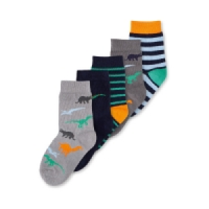 Childrens Dinosaur Socks 5 Pack £2.99