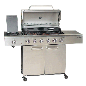 Outback Meteor 6-Burner Gas BBQ with Multi Cook Plate System £499.99
