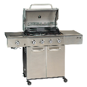 Outback Meteor 4-Burner Gas BBQ with Multi-Cook Plate System £429.99