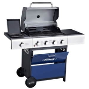 Outback Meteor 4-Burner Gas BBQ - Blue £329.99