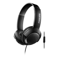 RobertDyas  Philips BASS+ Wired Headphones with Mic - Black
