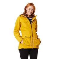 Debenhams  Regatta - Yellow Bechette waterproof hooded jacket