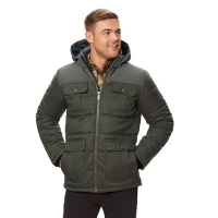Debenhams  Regatta - Green Arnault insulated hooded coat