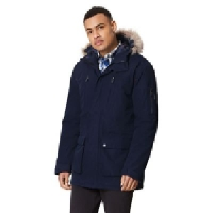 Debenhams  Regatta - Blue Salinger insulated hooded waterproof parka