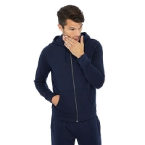 Red Herring - Navy zip through hoodie