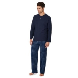 Lounge & Sleep - Navy jersey pyjama set