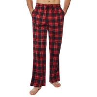 Debenhams  Lounge & Sleep - Red checked print pyjama bottoms