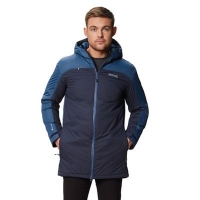 Debenhams  Regatta - Blue Largo insulated hooded waterproof jacket