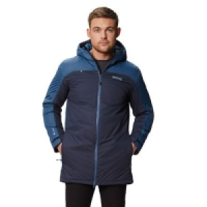 Regatta - Blue Largo insulated hooded waterproof jacket