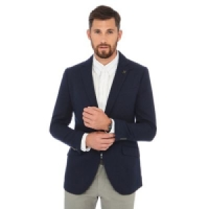 Debenhams  Hammond & Co. by Patrick Grant - Navy basketweave blazer