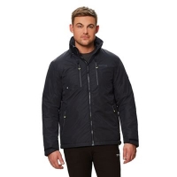Debenhams  Regatta - Black Fabens insulated hooded waterproof jacket