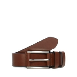 The Collection - Brown leather double keeper belt
