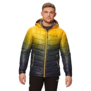 Regatta - Yellow Azuma quilted hooded jacket