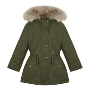 Debenhams  Mantaray - Girls Khaki Shower Resistant Parka