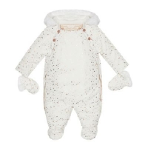 Baker by Ted Baker - Baby girls off white splatter print sh
