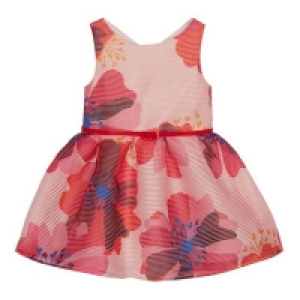 J by Jasper Conran - Girls Pink Floral Print Burnout Dress