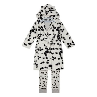 Debenhams  bluezoo - Boys White Dog Pyjama and Dressing Gown Set