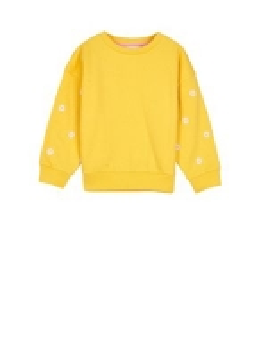 Outfit KIDS - Girls yellow daisy sweatshirt