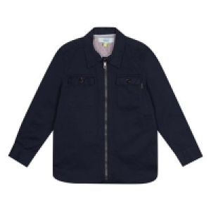 Baker by Ted Baker - Boys navy brushed twill shacket