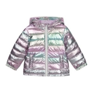 Debenhams  bluezoo - Girls Silver Pearlised Coat