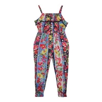Debenhams  bluezoo - Girls Multicoloured Floral Print Jumpsuit