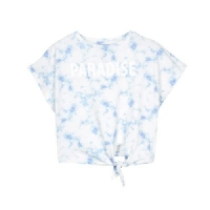 Outfit Kids - Girls Blue Tie Dye Paradise Top