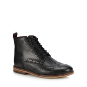 Baker by Ted Baker - Kids Black Leather Brogue Boots