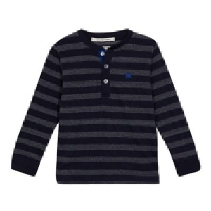 J by Jasper Conran - Boys navy textured striped top
