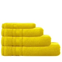 Debenhams  Debenhams - Yellow Zero Twist cotton towels