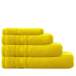 Debenhams - Yellow Zero Twist cotton towels