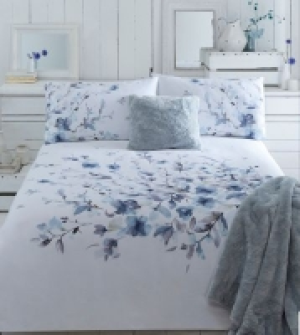 RJR.John Rocha - White 220 thread count Watercolour Fleur