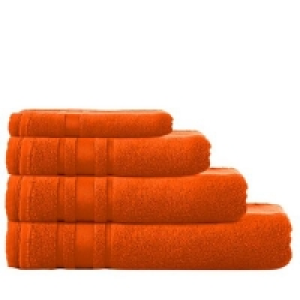 Debenhams - Orange Zero Twist cotton towels