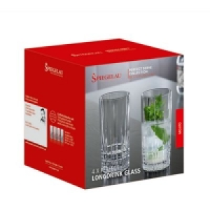 Spiegelau - Set of 4 Crystal Long Drink Glasses