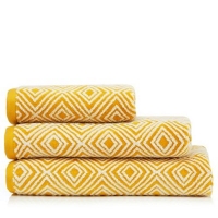 Debenhams  J by Jasper Conran - Dark Yellow Diamond Pattern Towels