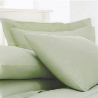 Debenhams  Debenhams - Pale Green Cotton Rich Percale Pillow Case Pair