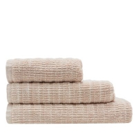 Debenhams  Debenhams - Pink Malmo Textured Stripe Towels