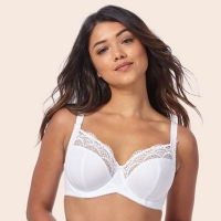 Debenhams  Gorgeous DD+ - White Rowena underwired non-padded full cup