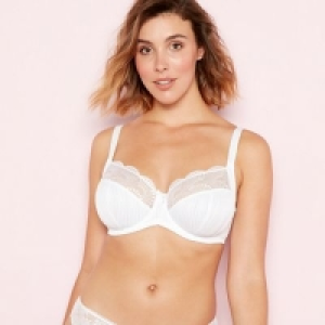 Gorgeous DD+ - White Bianca underwired non-padded full cup