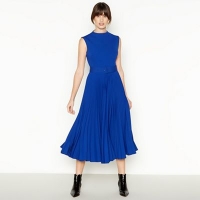 Debenhams  J by Jasper Conran - Blue Pleated Midi Dress