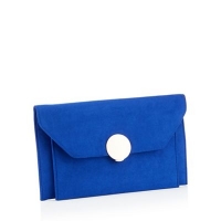 Debenhams  Star by Julien Macdonald - Blue Envelope Microfibre Clutch B