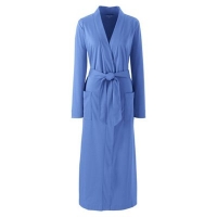 Debenhams  Lands End - Blue Supima Dressing Gown