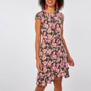 Dorothy Perkins - Billie & blossom pink ditsy print ruffle s