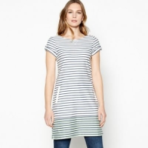 Mantaray - Multicoloured stripe print colour block hem tunic