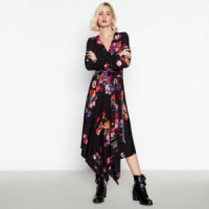 Studio by Preen - Multicoloured Floral Midi Wrap Dress