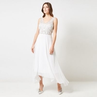 Debenhams  Dorothy Perkins - Showcase Bridal White Adele Maxi Dress