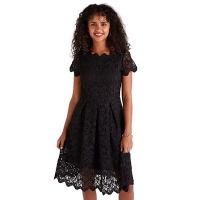 Debenhams  Yumi - Black guipure lace Elnore occasion dress