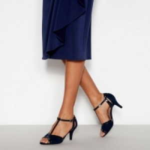 Good for the Sole - Navy Patent Trim Giovanni T-Bar Mid He